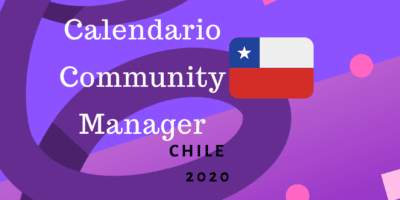 Calendario Community Manager 2020 Chile