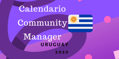 Calendario community managers uruguay 2020